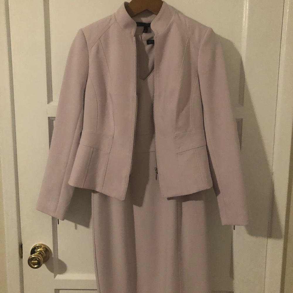 Lilac jacket with matching pencil dress 😍